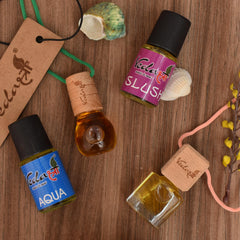 Vedashree Car Perfume Refill for Wooden Dashboard - Refreshing & Long-lasting - Car Air freshener Refill- Car Perfume Refill - Luxury Aqua Fragrance - 12ml