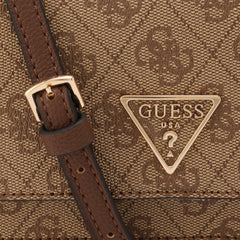 GUESS Womens Noelle Crossbody Flap Organizer Handbag (pack of 1)