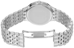 Bulova Ladies Crystal Phantom Watch, Crystal Phantom, Phantom Quartz Silver-Tone Stainless Steel Bracelet - Silver