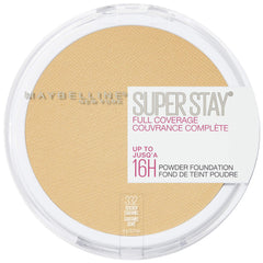 Maybelline New York Super Stay Full Coverage Powder Foundation Makeup Matte Finish, Golden Caramel, 0.18 Ounce