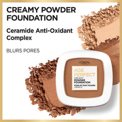 L'Oréal Paris Age Perfect Creamy Powder Foundation Compact - 305 Cream Beige, 10ml