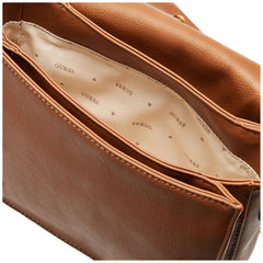 GUESS Women Arja Top Handle Flap HandBag Handbag