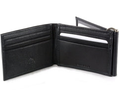 Alpine Swiss Mens Leather Wallet Z Shape Trifold Bifold