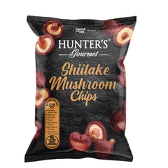 Hunter's Gourmet Shiitake Mushroom Chips - 55g, Vegan, Msg & Gluten Free, No Artificial Ingredients