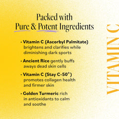 Derma E Vitamin C Gentle Daily Cleansing Golden Turmeric Paste, 113 G