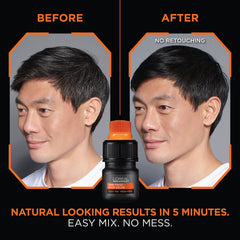 L'Oreal Paris Men Expert One Twist Haircolor, No Mix, No Mess, Just Twist, Shake, Apply, Fades Naturally In 6 Weeks, 5 Min Application time, No Ammonia, Pack 100% Recyclable, Deepest Black 00, 1 kit