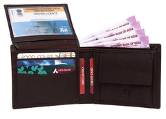 WildHorn Men Brown Genuine Leather Wallet Gift Set Combo