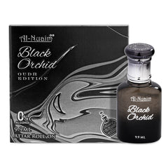 Al Nuaim Amer Series | Black Orchid Alcohol Free Unisex Attar - 9.9ml | Concentrated Perfume Oil | Premium-Grade Oriental Attar | Long Lasting Fragrance