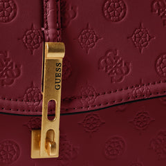 GUESS Women James Logo Convrtbl Xbody Flap Handbag