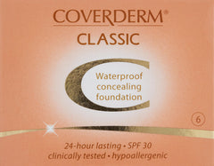 Coverderm Classic Waterproof Concealing Foundation 15 ml, No.6 Shade