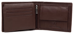 WildHorn Men WH1253 Travel Accessory- Bi-Fold Wallet - Brown-WH1356