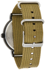 Timex Weekender 43mm Black Dial and Olive Green Strap Quartz Watch TW2U68200