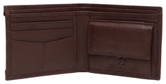 WildHorn Men WH1253 Travel Accessory- Bi-Fold Wallet - Brown-WH1253
