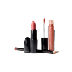 MAC Starlit Lip Bag: Neutral - Includes Matte Lipstick, Lip Pencil, and Lipglass