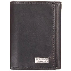 Kenneth Cole Reaction Men's Nappa Leather Extra-Capacity Tri-Fold Wallet