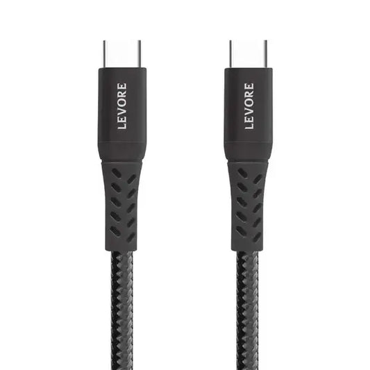 Levore 1M Nylon Braided USB-C to USB-C Cable