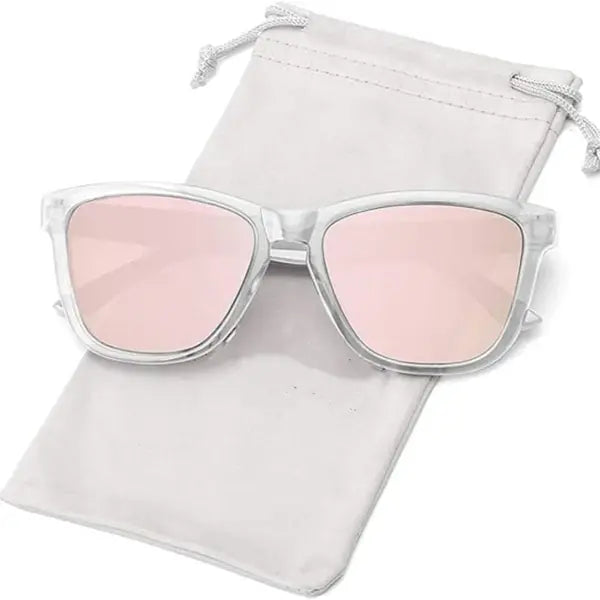 GIFIORE Round Polarized Sunglasses - UV400 Protection, Plastic Frame For Men & Women