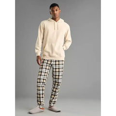 Checked Pyjama Set - Brown