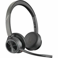 HP Poly Voyager 4320 Bluetooth Stereo Headset with BT700 USB-C Dongle, Microsoft Teams Certified (77Z30AA) - Black