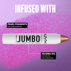 NYX PROFESSIONAL MAKEUP, Jumbo Multi-Use Face Highlighter Stick - Apple Pie