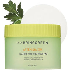 BRING GREEN Calming Moisture Toner Pad Vegan Daily Skincare Routine for Redness Relief, Skin Balancing, Extra Calming, Exfoliating, Mask Sheet Type Toner Pads
