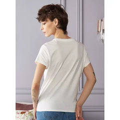 MAX FASHION Mickey Mouse Slogan Print T-shirt-White