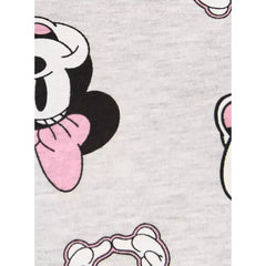MAX FASHION All-Over Minnie Mouse Print Pyjama Set-Gray