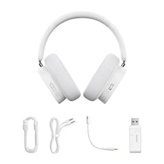 Baseus AeQur GH02 Wireless Gaming Headphone - White