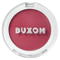Buxom Plump Shot Peptide Plumping Blush, Lightweight Matte Cream to Powder, Medium Buildable Color, Peptide Infused Formula, Soft Focus Finish