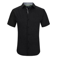 Tom Baine Men's Slim Fit Short Sleeve Dress Shirt
