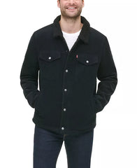 Men's Fleece-Lined Corduroy Trucker Jacket