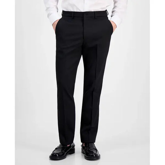 DKNY Men's Modern-Fit Solid Dress Pants