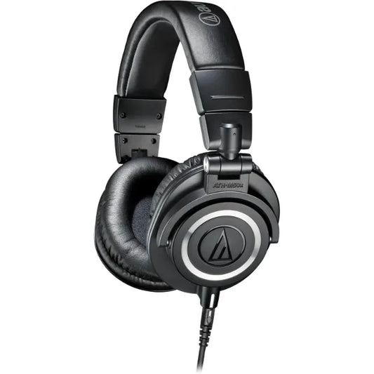 Audio-Technica ATH-M50X Professional Studio Monitor Headphones, Professional Grade, Critically Acclaimed, with Detachable Cable