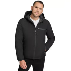 Men's Infinite Stretch Water-Resistant Hooded Jacket