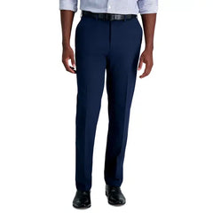 Haggar Men's 4 Way Stretch Slim Fit Flat Front Dress Pant