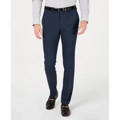 Kenneth Cole Reaction Men's Gabardine Fit Performance Stretch Flat-Front Dress Pants