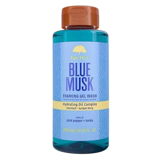 Tree Hut Foaming Gel Wash, Hydrating & Moisturizing Body Wash with Shea Butter & Nourishing Essential Oils, Daily Cleanser for Soft Smooth Skin