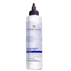 Pureology Color Fanatic Top Coat + Tone High-Gloss Hair Toner | 100% Vegan Shine Treatment & Glaze for Color-Treated Hair (6.7 fl oz)
