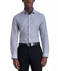 KARL LAGERFELD PARIS Men's Slim-Fit Stripe Woven Shirt