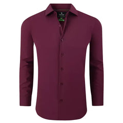 Tom Baine Men's Performance Stretch Solid Button Down Shirt