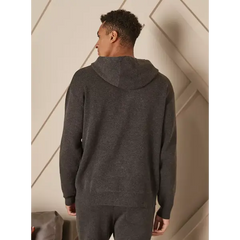 Plain Hoodie with Kangaroo Pockets Gray