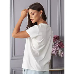 MAX FASHION Powerpuff Girls Print T-shirt-White