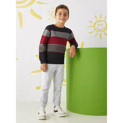 Colourblock Ottoman Sweater Multicolor