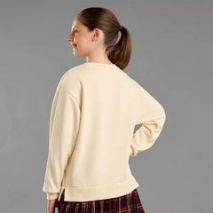 Max fashion Typographic Detail Sweat Dress cream