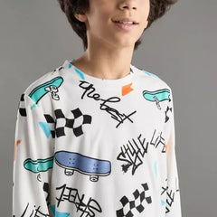 Max fashion All-Over Print Pyjama Set cream