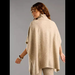 Ribbed Kaftan Sweater brown