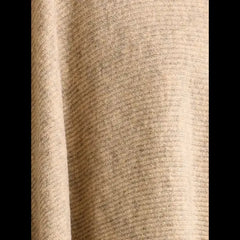 Ribbed Kaftan Sweater brown