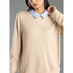 Twofer Sweater Cream