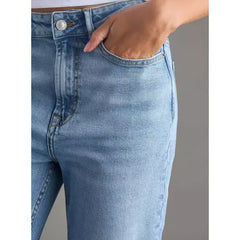 MAX FASHION Straight Fit Jeans-Blue