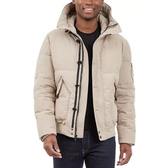 Men's Crinkle Nylon Heavy Short Snorkel Coat